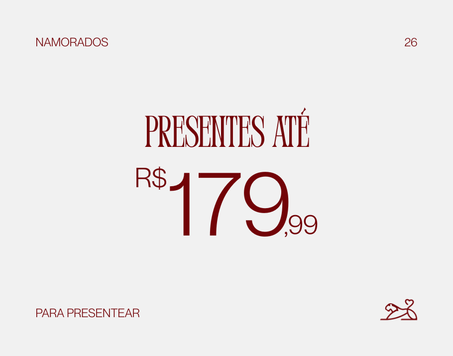 Banner Tendencia - Presentes até 179,99